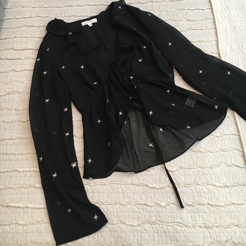 Flowy Sheer Summer Top 🖤